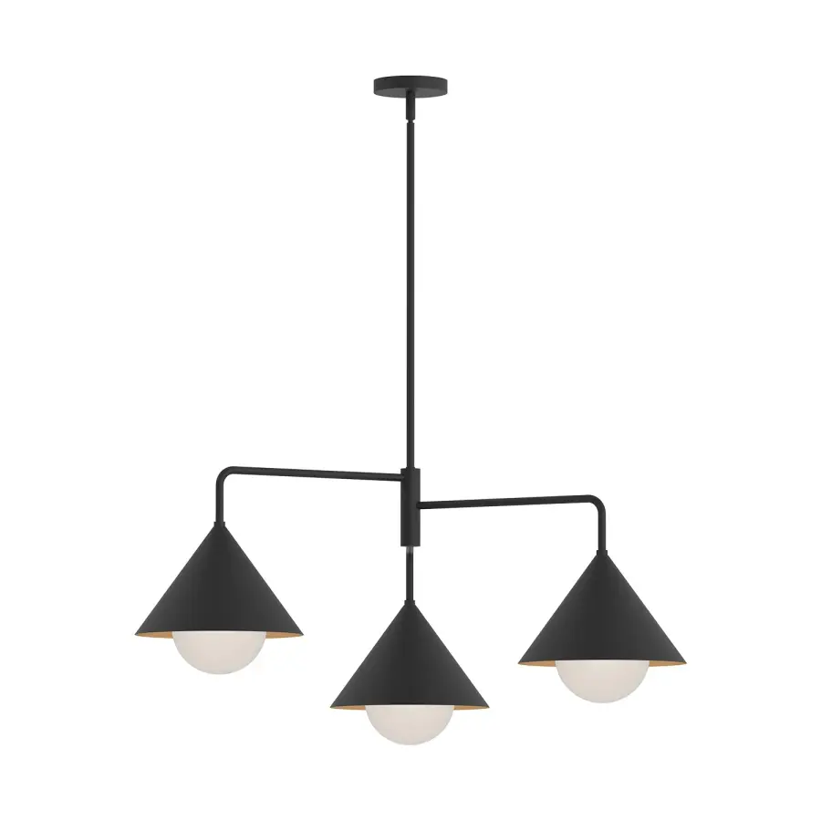 Japanese-Inspired Statement Chandelier with Sophisticated Contrast - Image 6