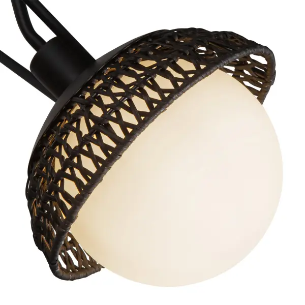 Perth 40-Inch Chandelier in White with Opal Glass - Image 13
