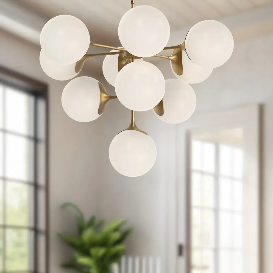 Parisian Elegance Meets Art Deco Glamour in Statement Chandelier - Image 3