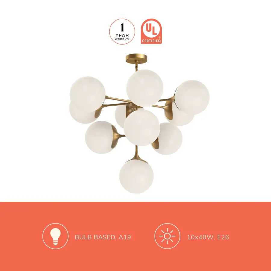 Parisian Elegance Meets Art Deco Glamour in Statement Chandelier - Image 8