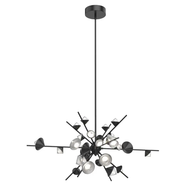 Geode 48-Inch Chandelier in Brushed Gold - Image 7