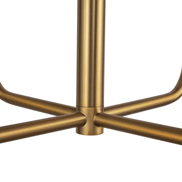 Plisse 30-Inch Chandelier in Aged Gold - Image 5