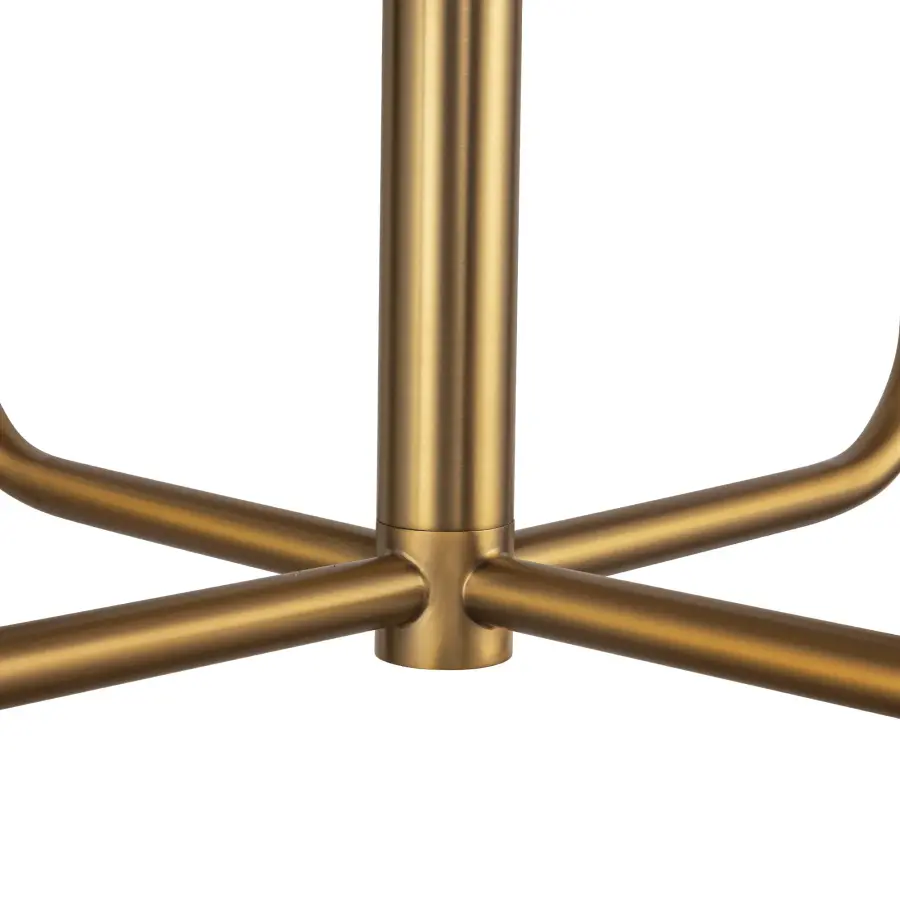 Plisse 30-Inch Chandelier in Aged Gold - Image 5