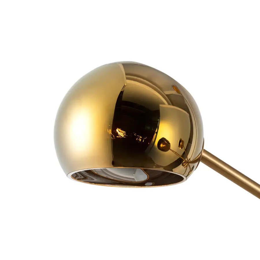 Willow 37-Inch Chandelier in Brushed Gold with Copper Glass - Image 13