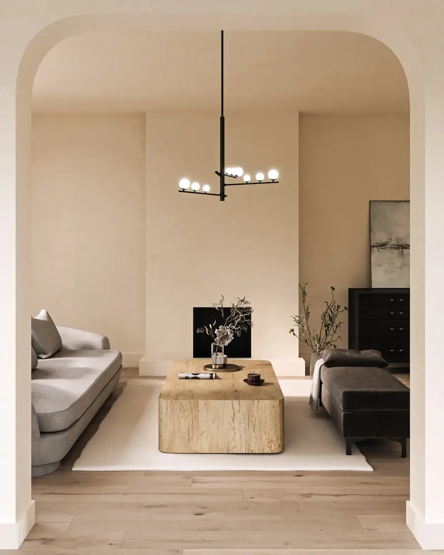 Cypress 3 Head Chandelier - Image 2