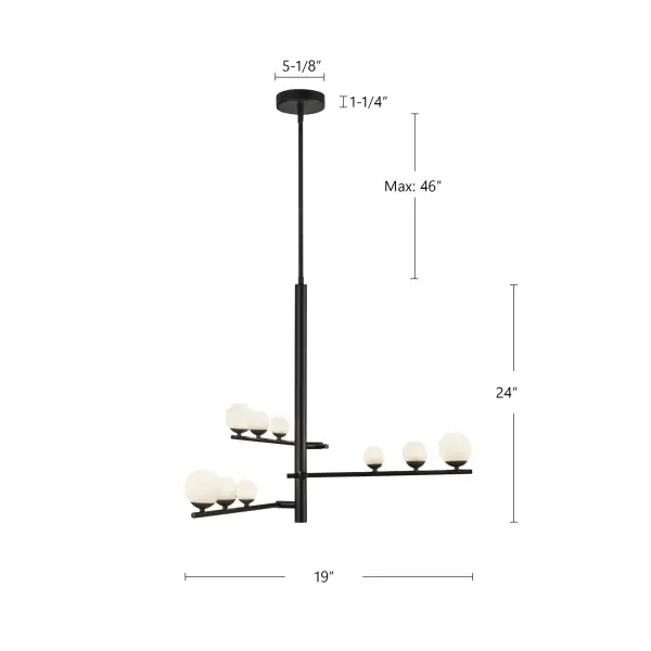 Cypress 3 Head Chandelier - Image 12
