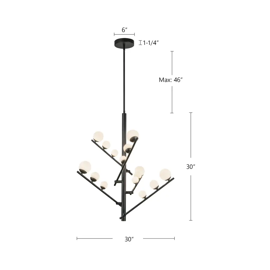 Cypress 5 Head Chandelier - Image 11