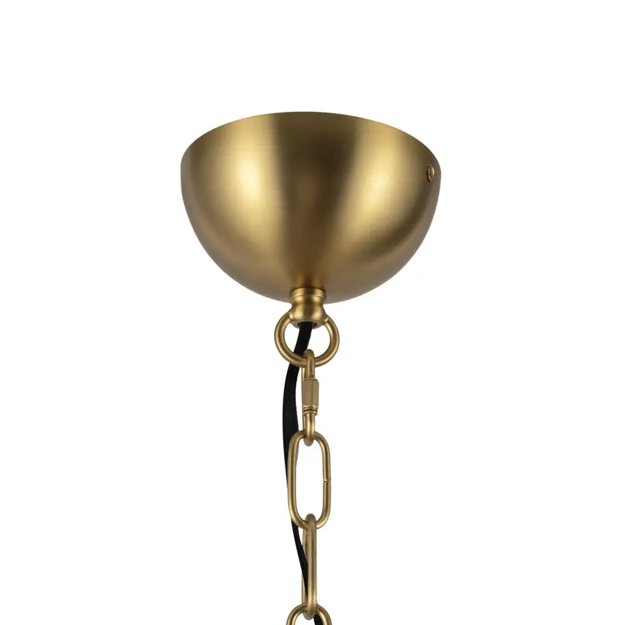 Effie 27-Inch Chandelier in Brushed Gold - Image 15