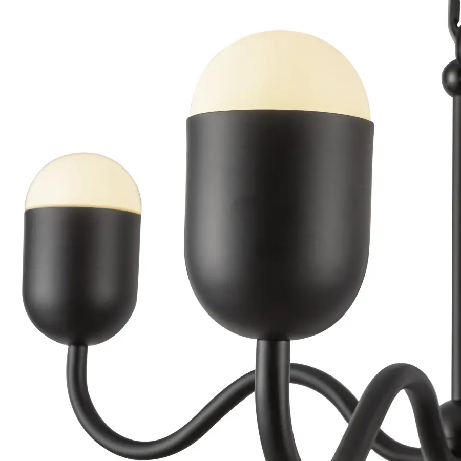 Effie 27-Inch Chandelier in Brushed Gold - Image 3