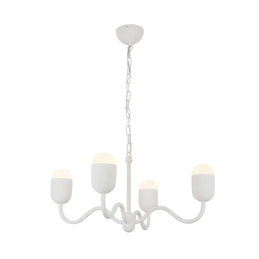 Effie 27-Inch Chandelier in Brushed Gold - Image 7