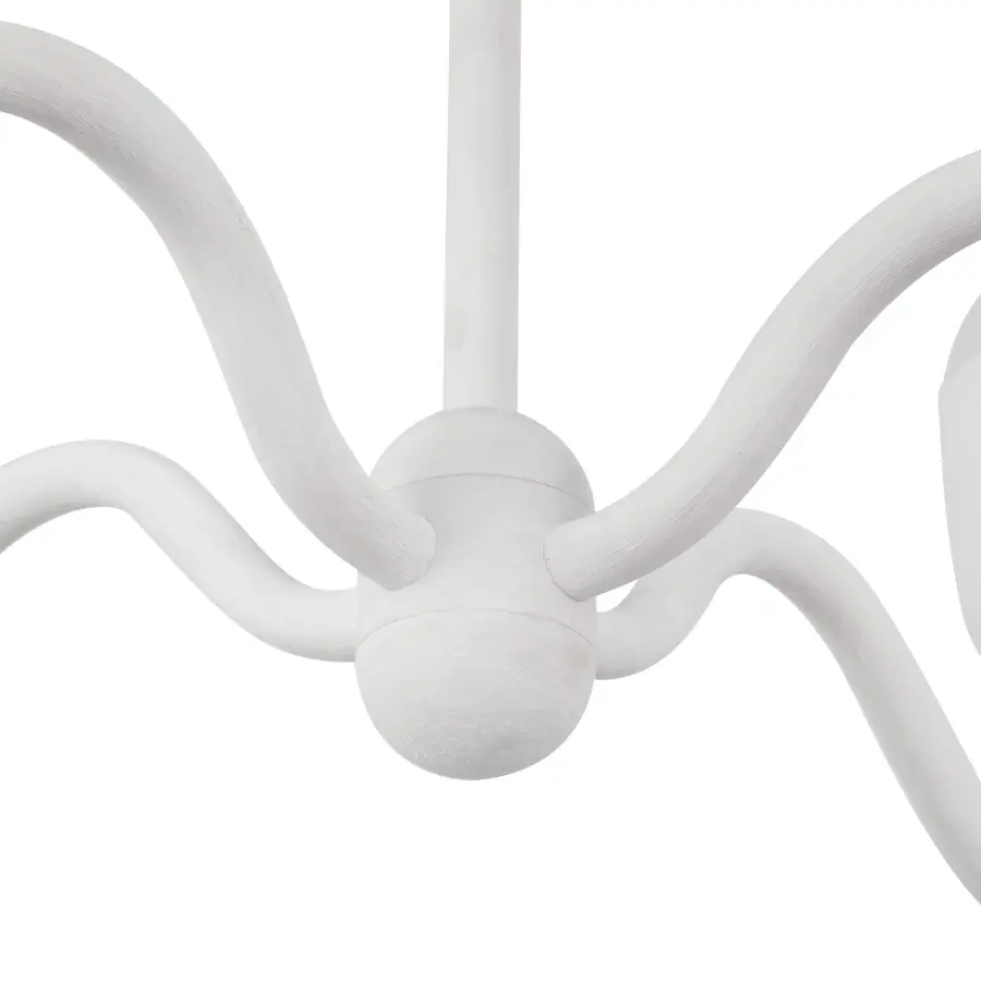 Effie 27-Inch Chandelier in Brushed Gold - Image 9