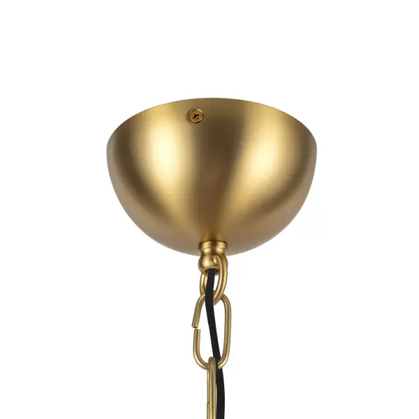 Effie 39-Inch Chandelier in Matte Black with Opal Glass - Image 11