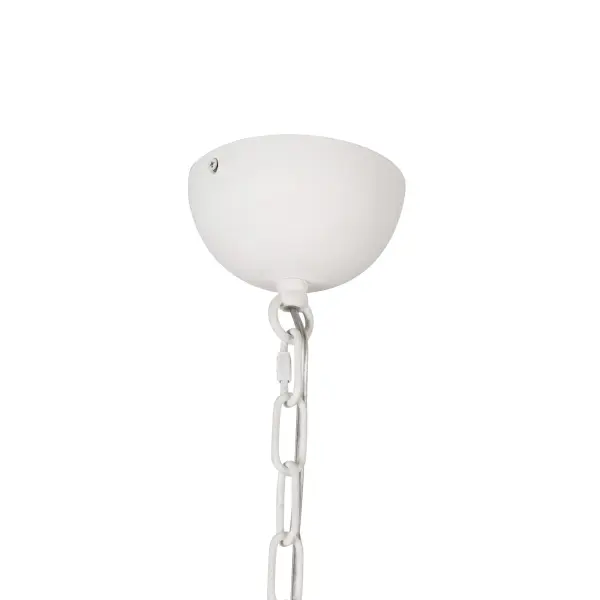 Effie 39-Inch Chandelier in Matte Black with Opal Glass - Image 6