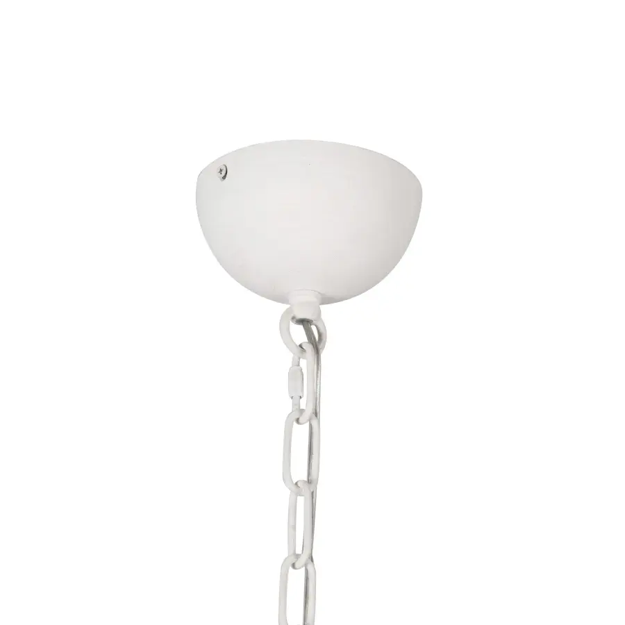 Effie 39-Inch Chandelier in Matte Black with Opal Glass - Image 6