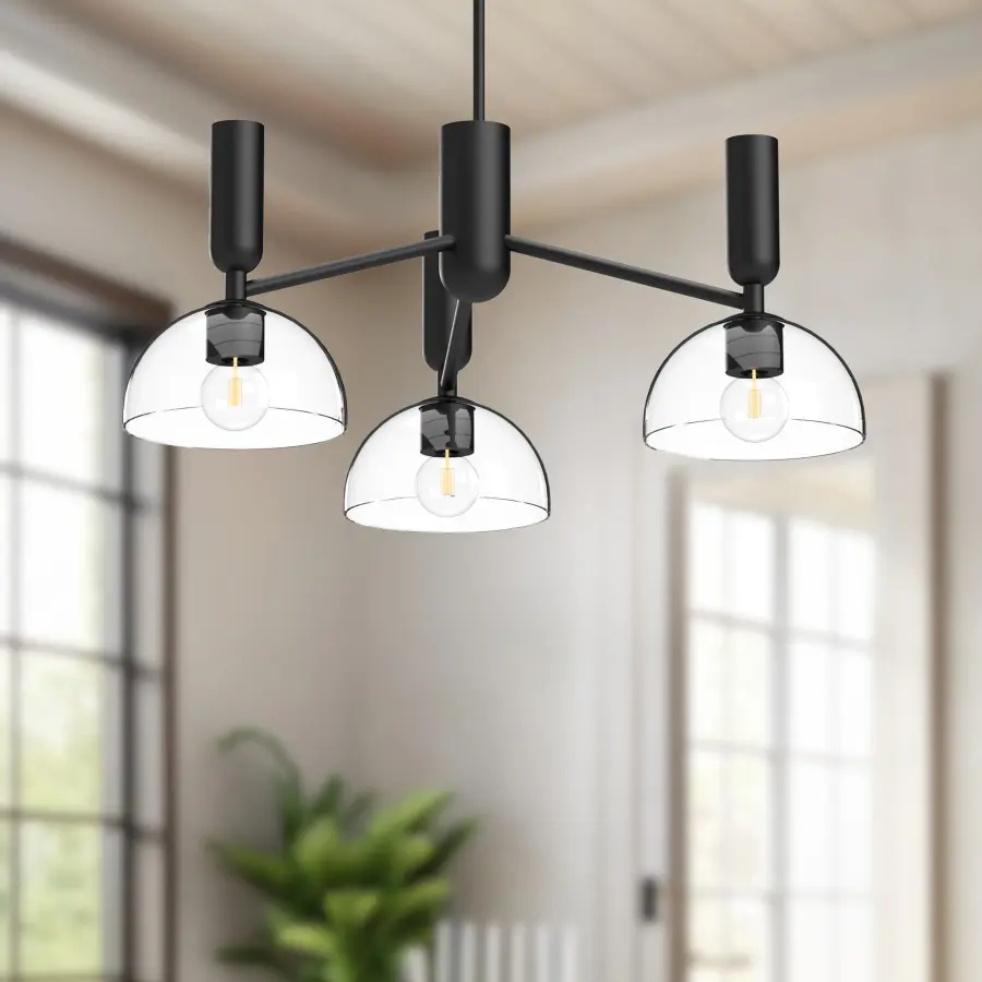 Jude 38-Inch Chandelier in Brushed Gold - Image 3