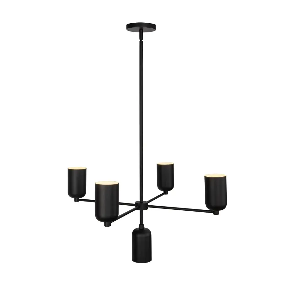 Sleek Modern Chandelier with Timeless Socket-Based Design - Image 4