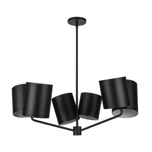 Keiko 30-inch Chandelier in Brushed Gold - Image 6