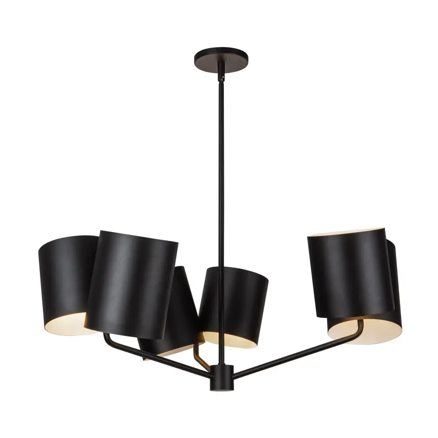 Keiko 30-inch Chandelier in Brushed Gold - Image 7