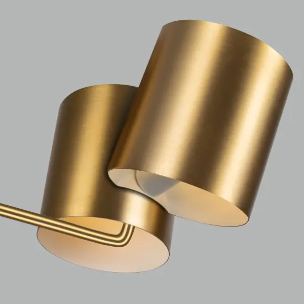Keiko 30-inch Chandelier in Brushed Gold - Image 10
