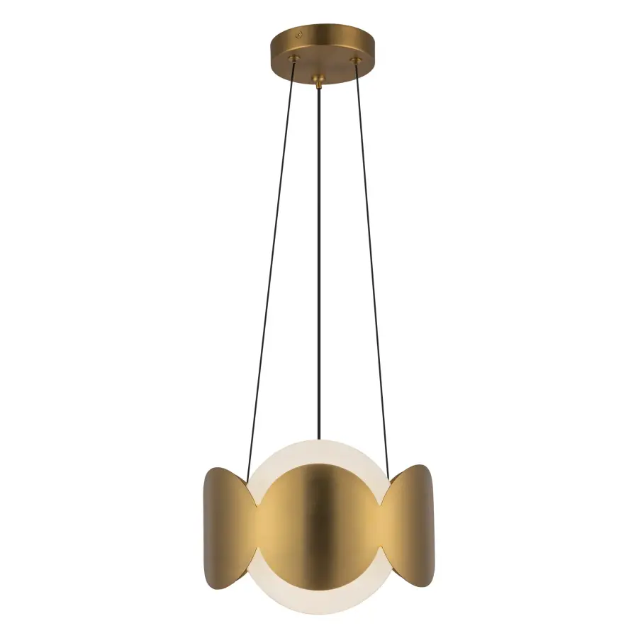Ciel 10-Inch Chandelier in Matte Black with Opal Glass - Image 11