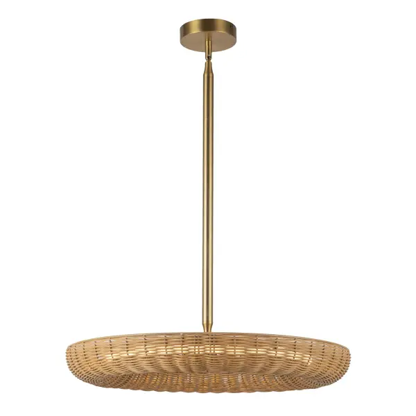 Maris 24-Inch Chandelier in Brushed Gold - Image 3