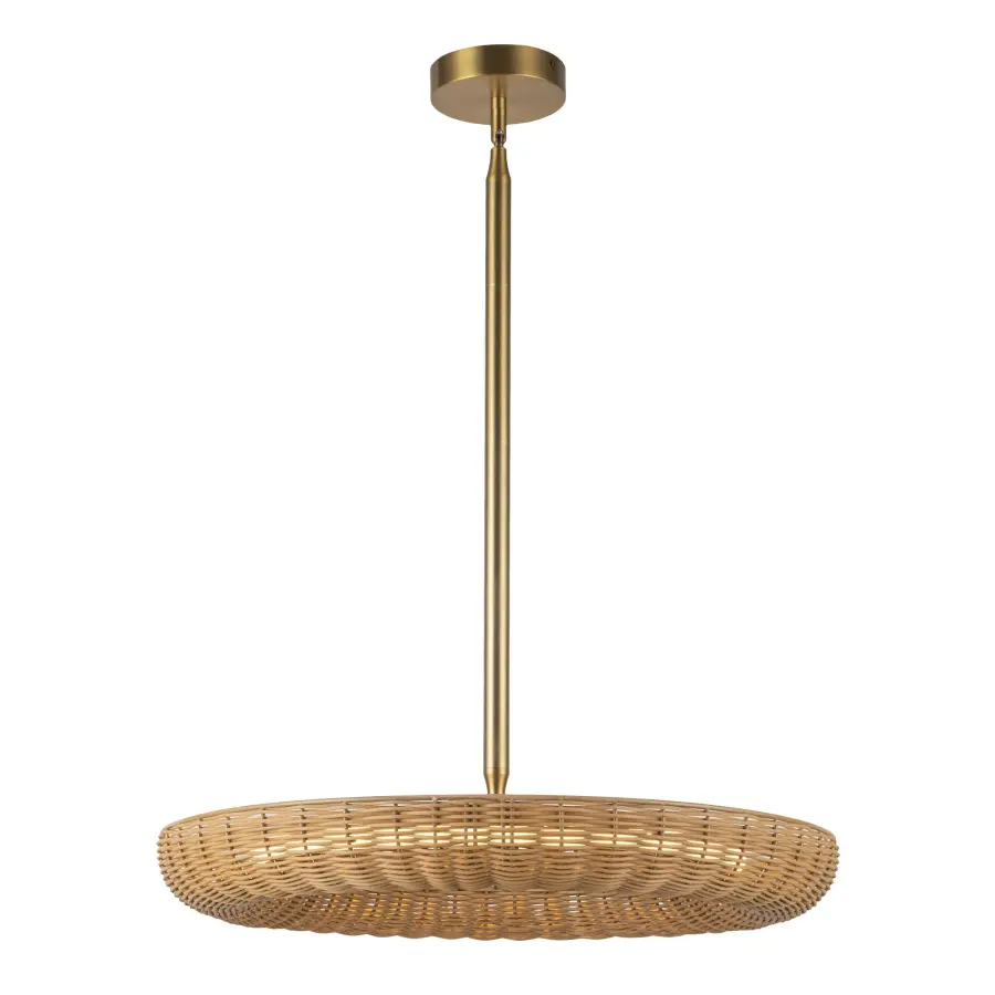 Maris 24-Inch Chandelier in Brushed Gold - Image 3