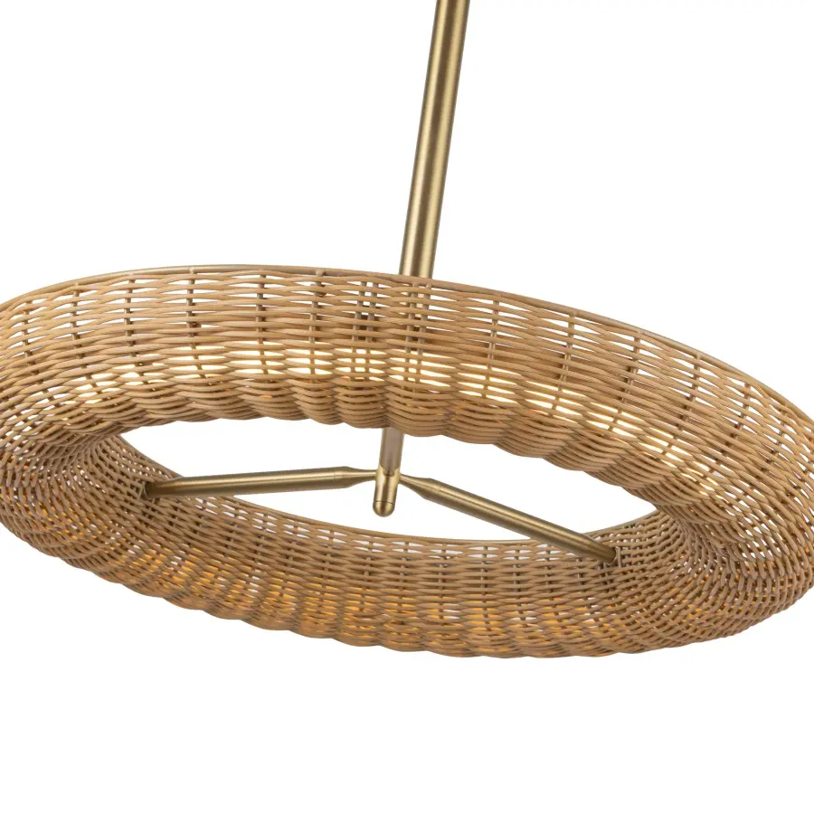 Maris 24-Inch Chandelier in Brushed Gold - Image 5