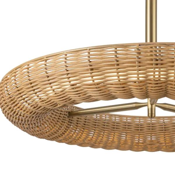 Maris 24-Inch Chandelier in Brushed Gold - Image 6