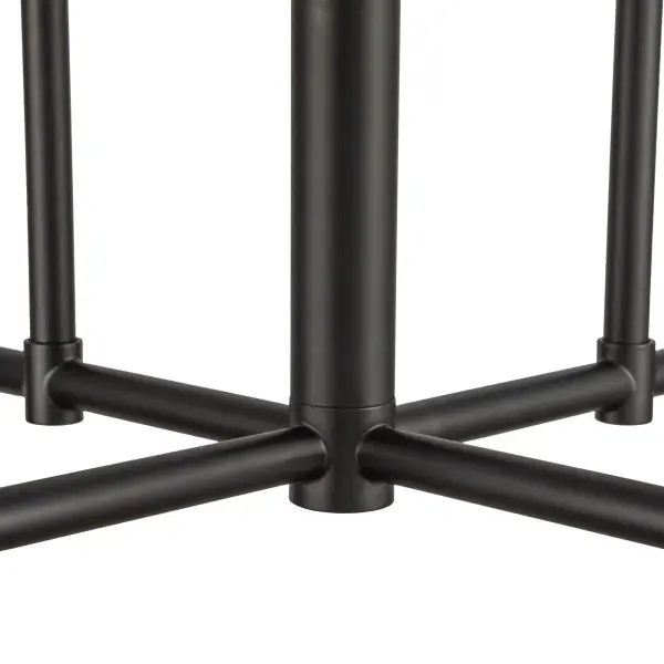 Plisse 30-Inch Chandelier in Chrome with Opal Glass - Image 15