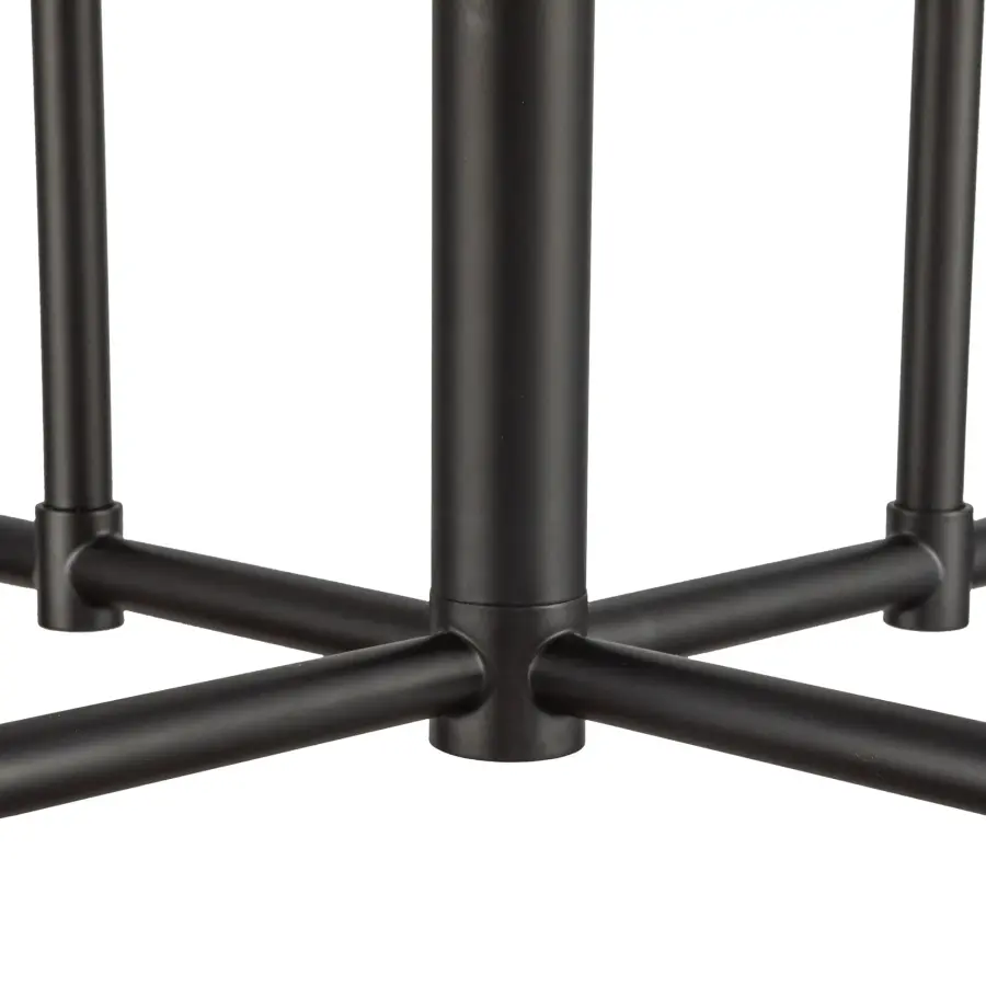 Plisse 30-Inch Chandelier in Chrome with Opal Glass - Image 15