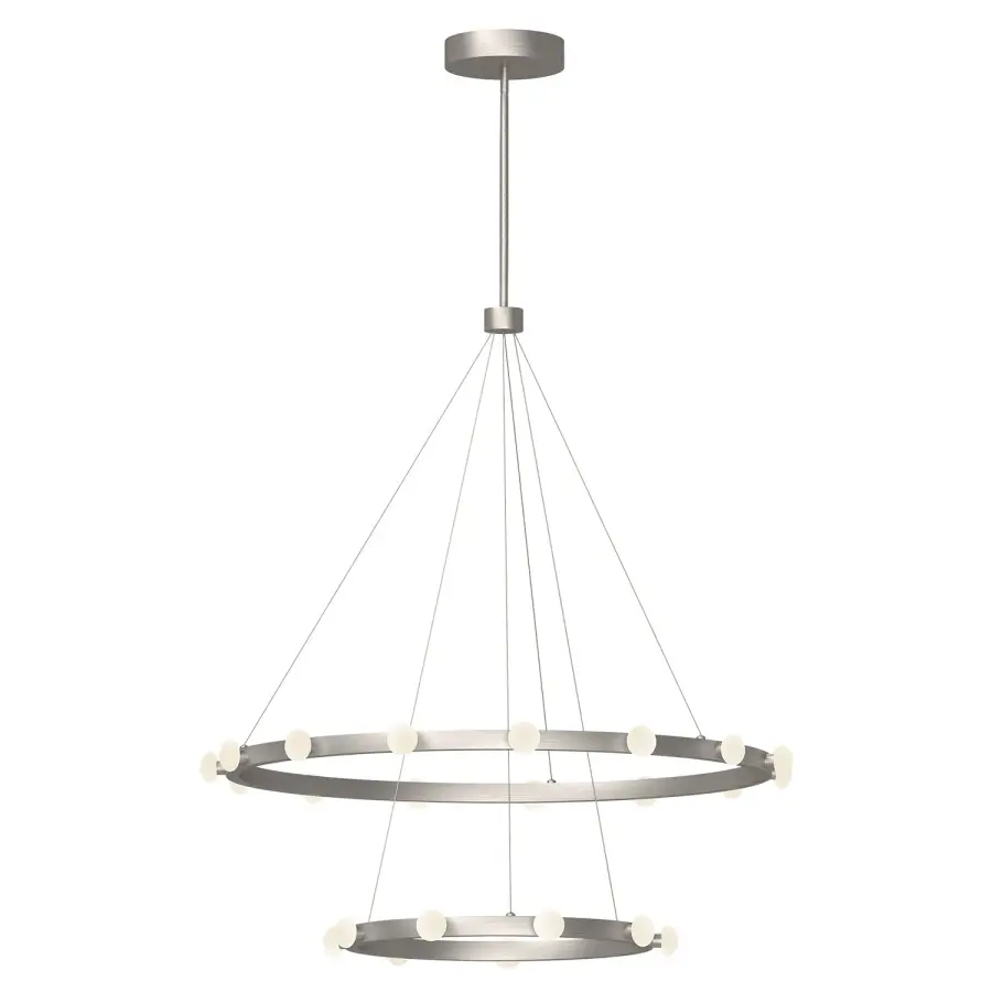 Hollywood Glamour Meets Modern Minimalism in Stunning 36-Inch Chandelier - Image 6
