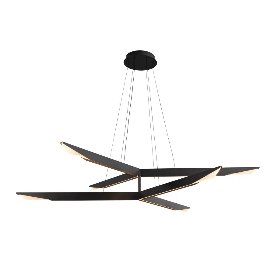 Japanese-Inspired Modern Chandelier with Integrated LED Technology - Image 1