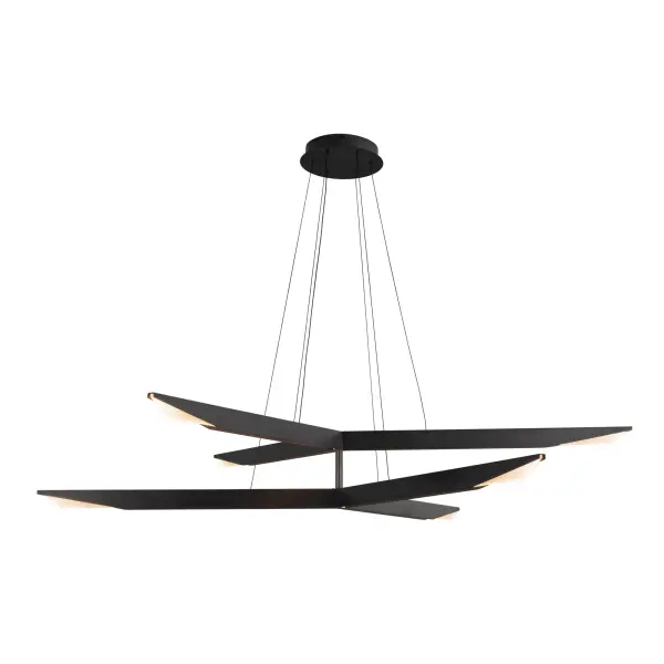 Japanese-Inspired Modern Chandelier with Integrated LED Technology - Image 3