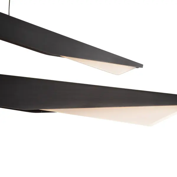 Japanese-Inspired Modern Chandelier with Integrated LED Technology - Image 4