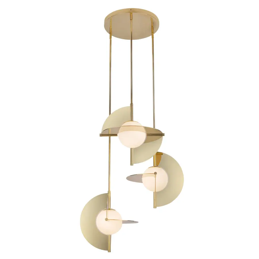Scorpio 27-Inch Chandelier in Glossy Black - Image 2