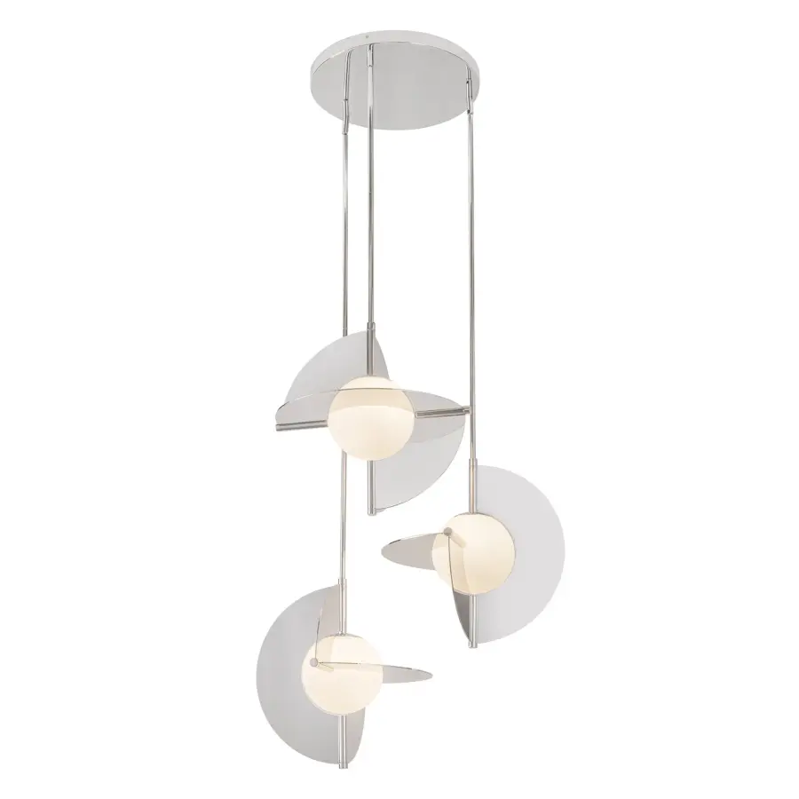 Scorpio 27-Inch Chandelier in Glossy Black - Image 4