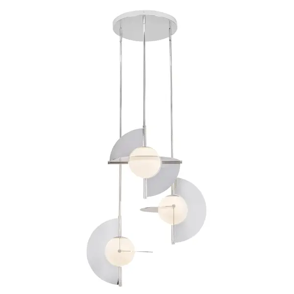 Scorpio 27-Inch Chandelier in Glossy Black - Image 5