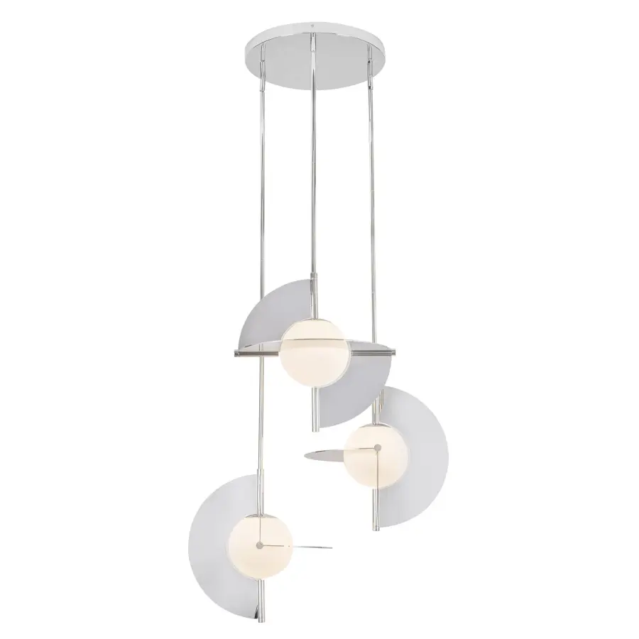 Scorpio 27-Inch Chandelier in Glossy Black - Image 5