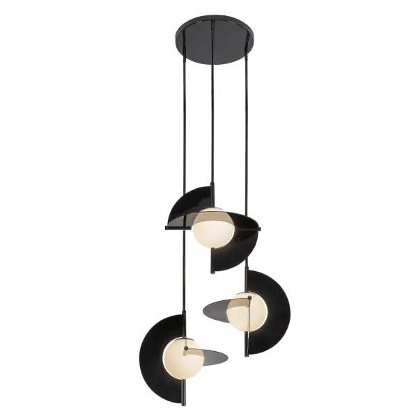 Scorpio 27-Inch Chandelier in Glossy Black - Image 8