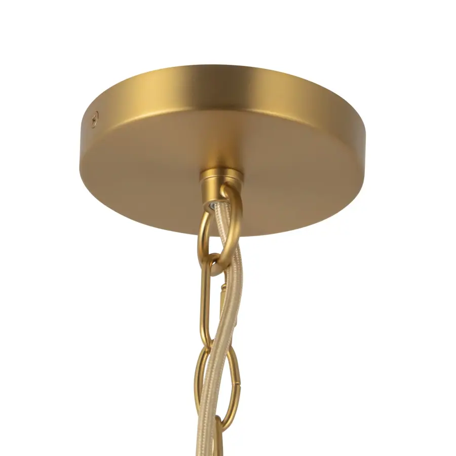 Faye 18-Inch Chandelier in Matte Black with Smoked Glass - Image 11