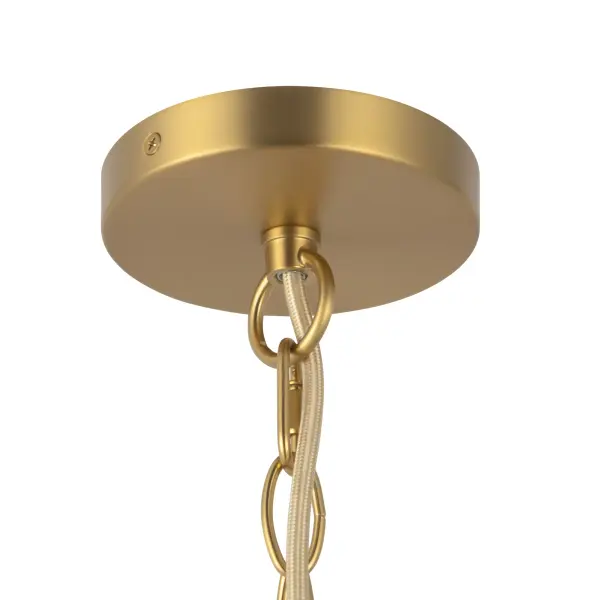 Faye 18-Inch Chandelier in Matte Black with Smoked Glass - Image 15