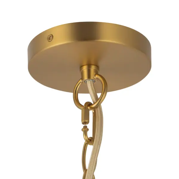 Faye 24-Inch Chandelier in Matte Black with Smoked Glass - Image 24