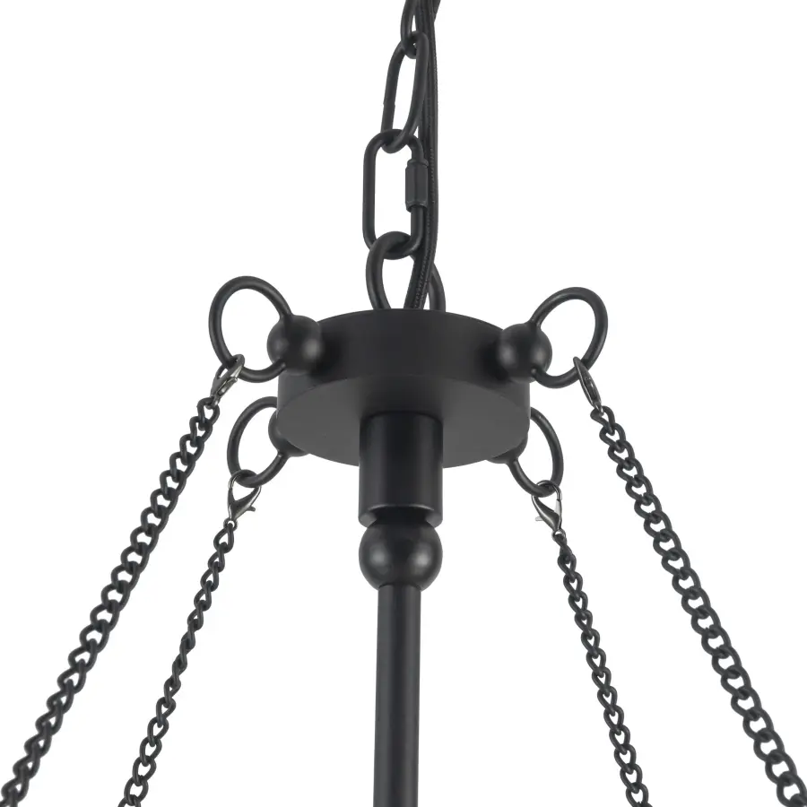 Crosby 33-Inch Chandelier in Brushed Gold - Image 12