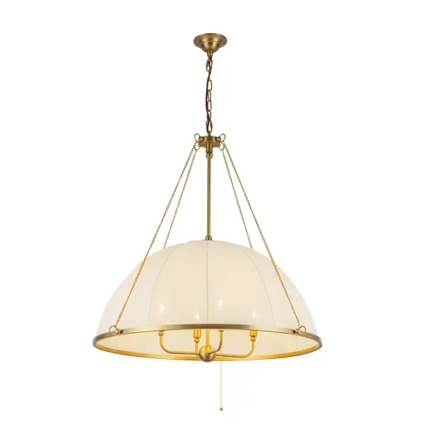 Crosby 33-Inch Chandelier in Brushed Gold - Image 4