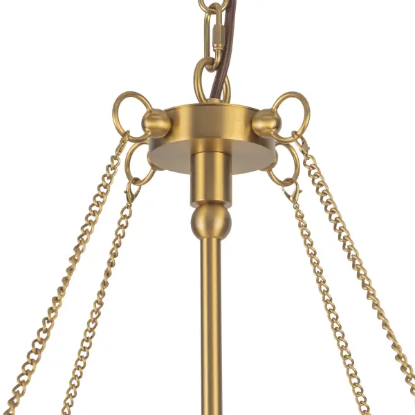 Crosby 33-Inch Chandelier in Brushed Gold - Image 5