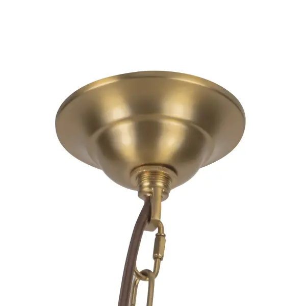 Crosby 33-Inch Chandelier in Brushed Gold - Image 6