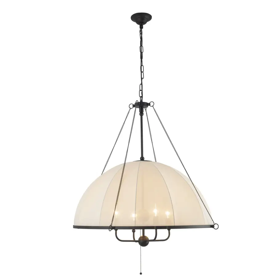 Crosby 33-Inch Chandelier in Brushed Gold - Image 8
