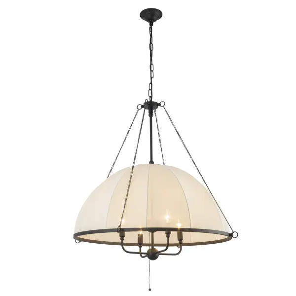 Crosby 33-Inch Chandelier in Brushed Gold - Image 9