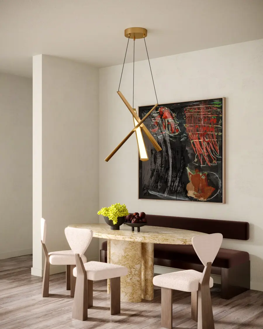 Lex 27-Inch Chandelier in Urban Bronze - Image 2