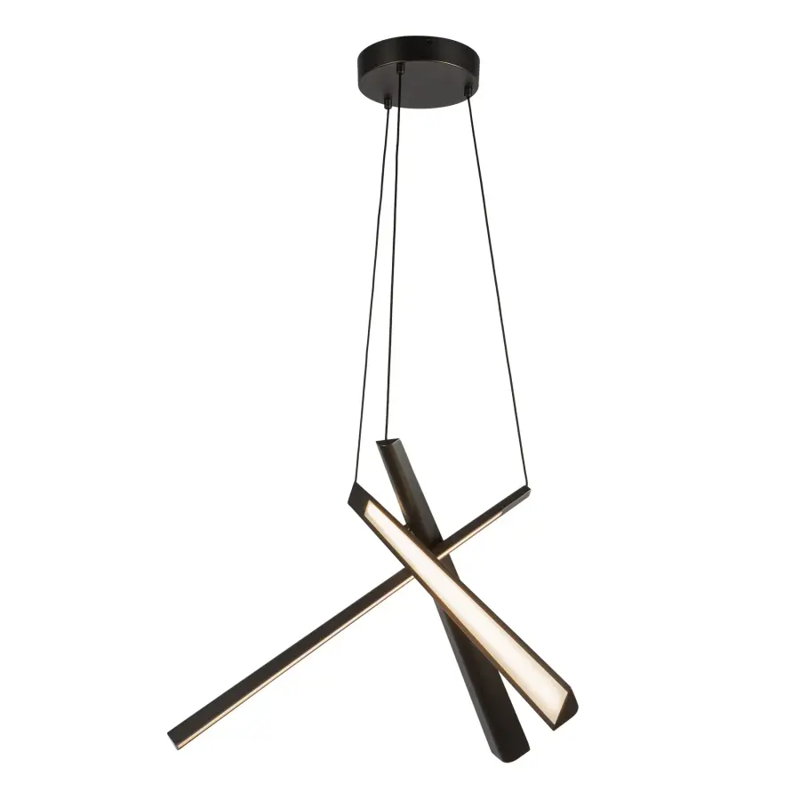Lex 27-Inch Chandelier in Urban Bronze - Image 3